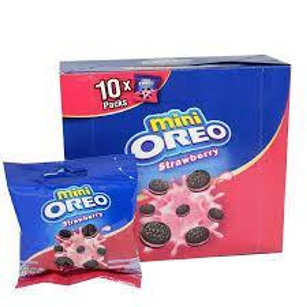 Печенье OREO mini Strawberry, 20,4 г.