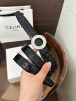 TAURILLON Кожаный двусторонний ремень с логотипом