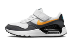 Middle-aged children's Nike Air Max SYSTM PS shock absorption non-slip wear-resistant low-cut sports casual shoes black and white