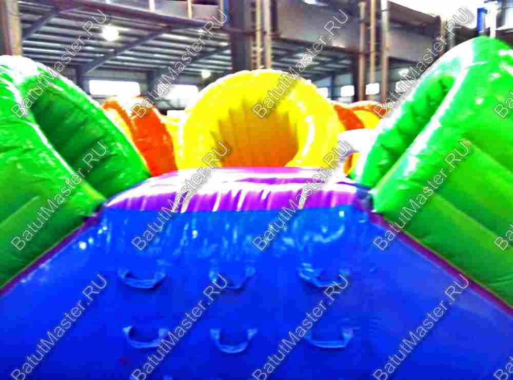 Коммерческий надувной батут "Ракета" 30*20*8 м