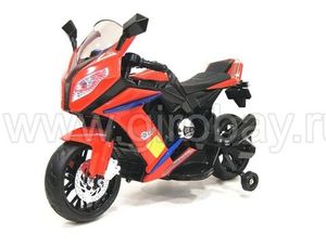 Детский электромотоцикл River Toys M111MM красный фото №2
