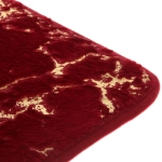 Коврик для ванной 40*60"Прометей» бордовый