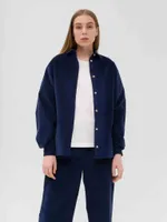 Рубашка FOS Микровельвет Женская Синяя