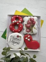 Имбирные пряники на 8 марта вкусный подарок