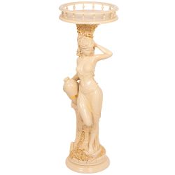 Подставка декоративная Девушка с кувшином №340/2 Айвори