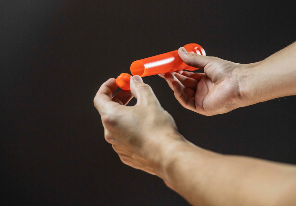 Сигнальный жезл Armytek ATW-01, ОРАНЖЕВЫЙ (Predator, Viking, Dobermann), 200 мм