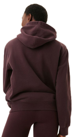 Женская Кофта теннисная Björn Borg Stockholm Boyfriend Hoodie W - fudge