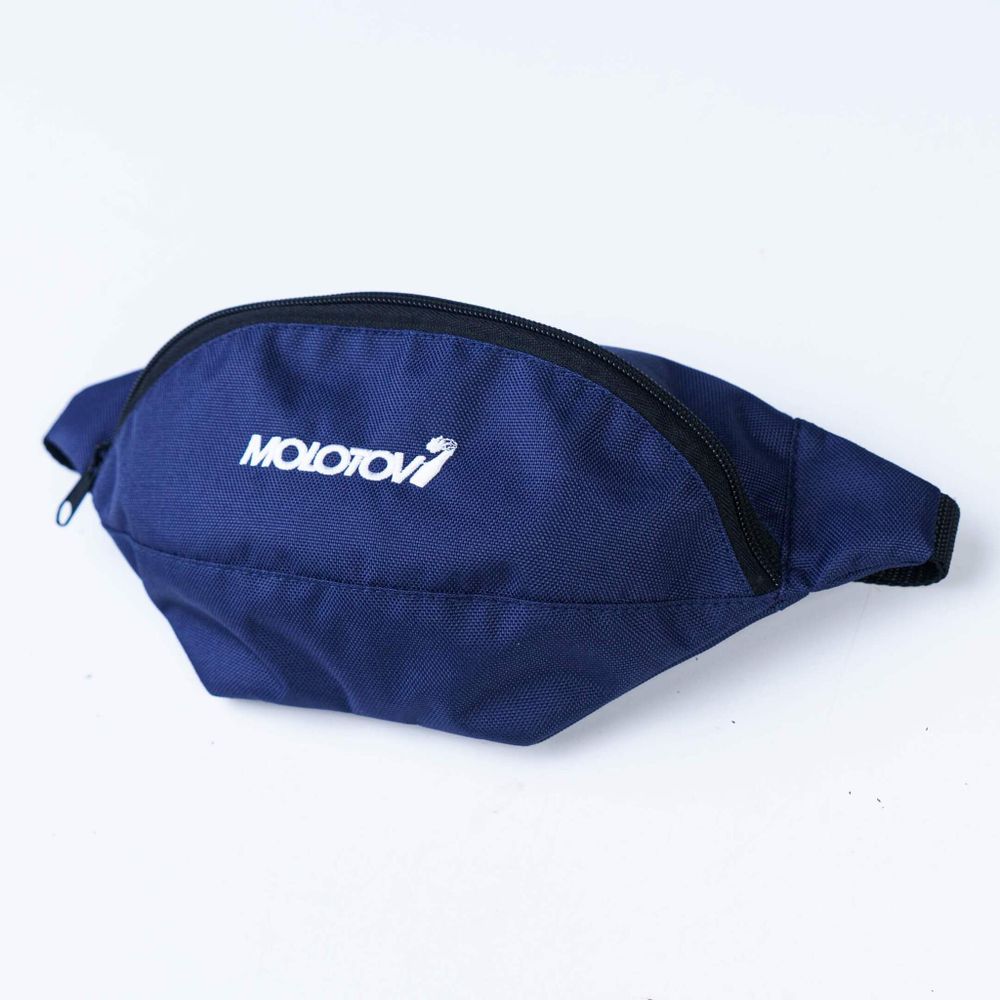 Сумка поясная Molotov Basic Logo Синяя