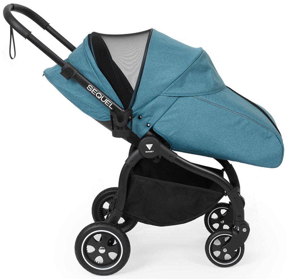 Детская прогулочная коляска Emmet Sequel SQL-02 Бирюзовый / (Turquoise)