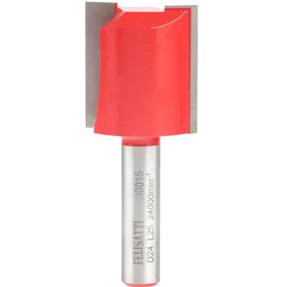 Фреза пазовая прямая FELISATTI 24х25мм хвостовик 8мм   30015