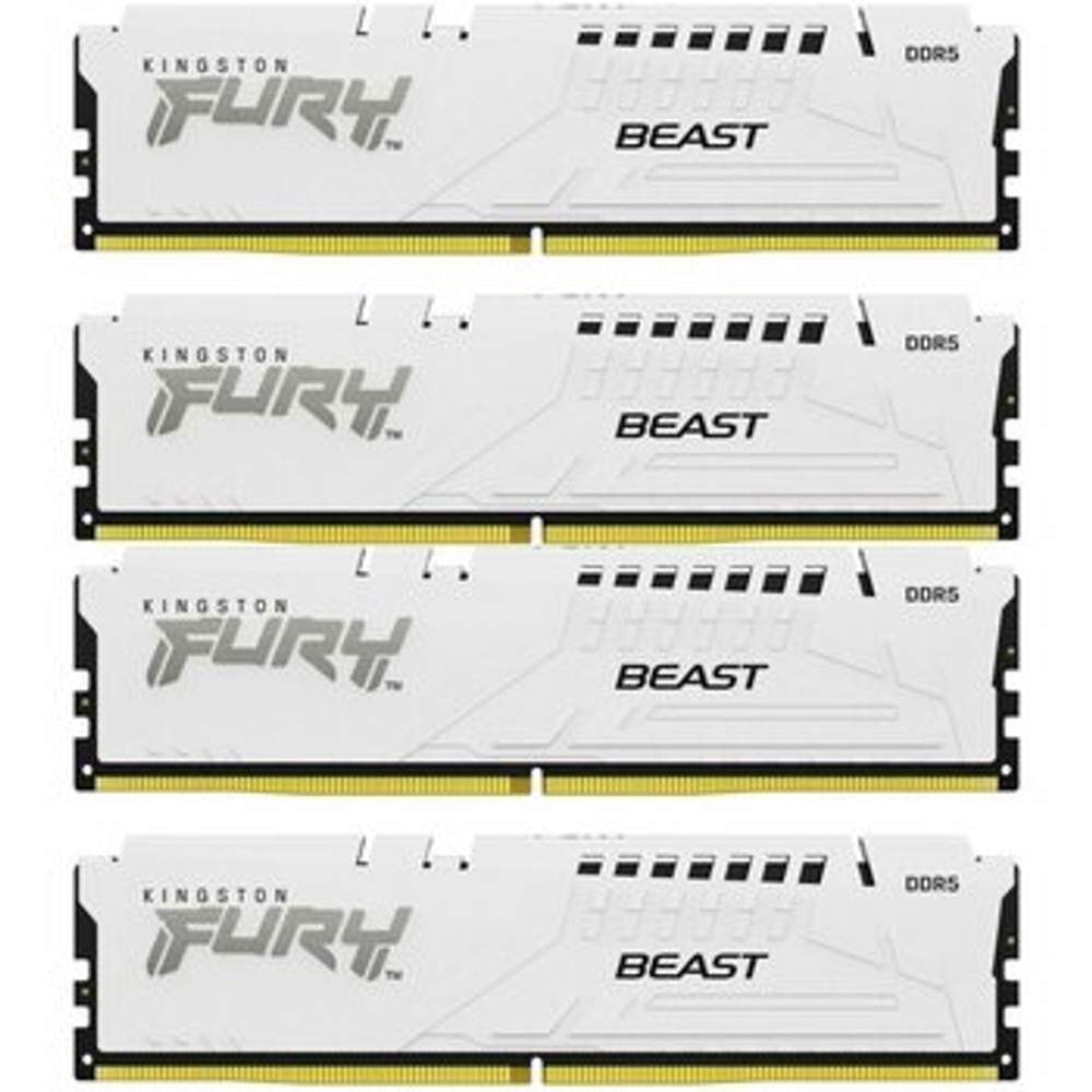 Оперативная память KINGSTON FURY Beast DDR5 128GB 5600MHz CL40 UDIMM KF556C40BWK4-128
