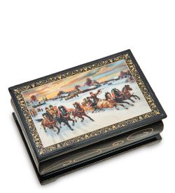 ШК-11/ 1-T Шкатулка в технике декупаж (6х9х4)