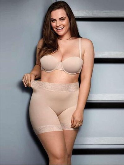 Трусы-панталоны Soft lace (Размер: XXL) (Цвет: телесный)