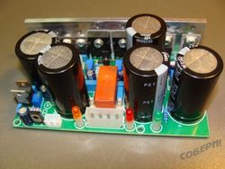 "STAB12В/5В 3А" стабилизированный двухступенчатый источник низковольтного питания набор для сборки