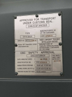 Контейнер 20 футов № MCCU1112588