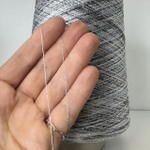 NARITA - Be.Mi.Va; вискоза, люрекс, п/а; 2400м/100гр; col. Ghiaccio, цвет: серый с серебристым люрексом; S303