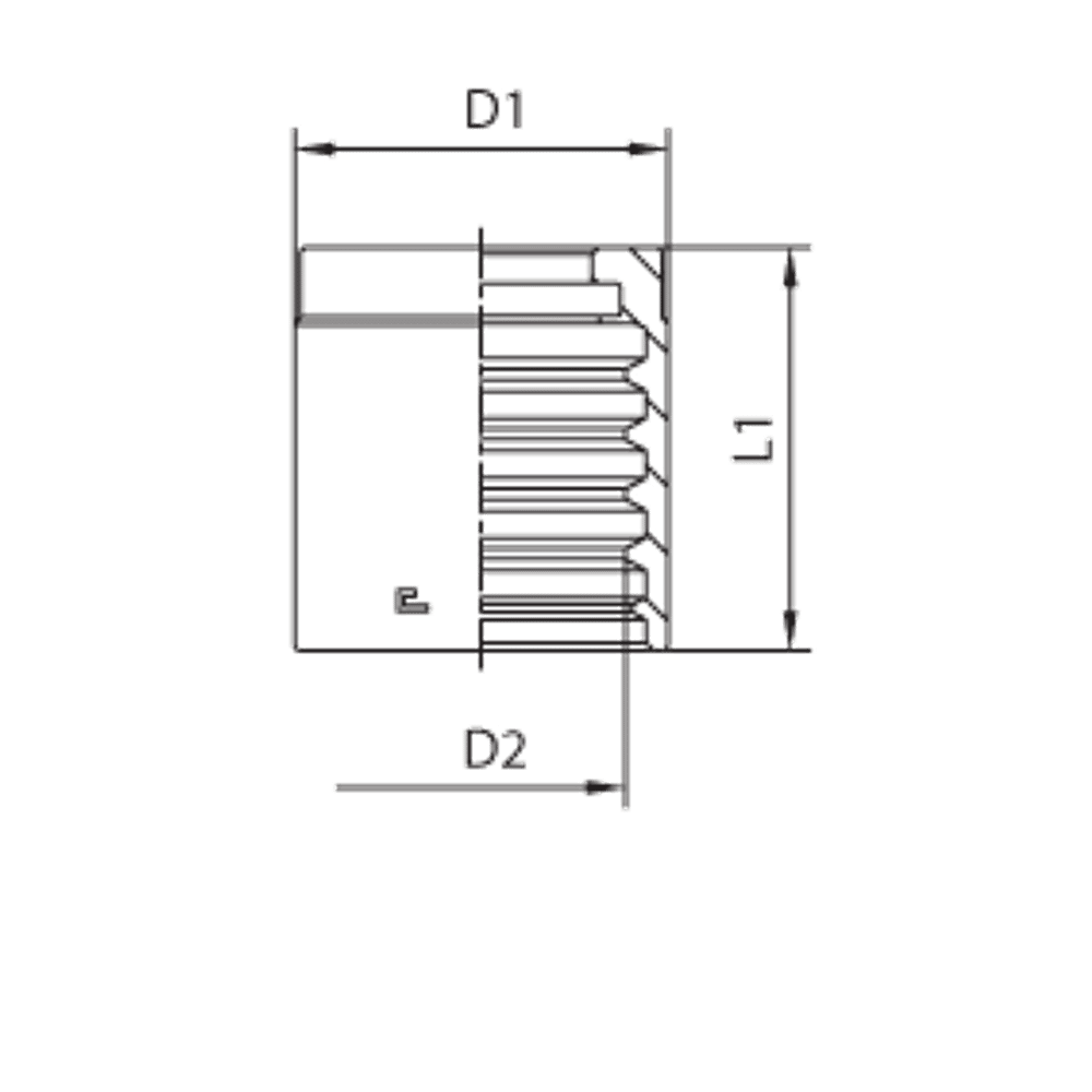 Муфта DN 16 1SN/2SN/2SC/2PWC NEW