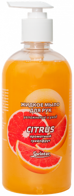 Дезон Жидкое мыло для рук «Sprinter Citrus» - 1 л (насос-дозатор)