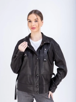 Куртка женская кожаная большие размеры