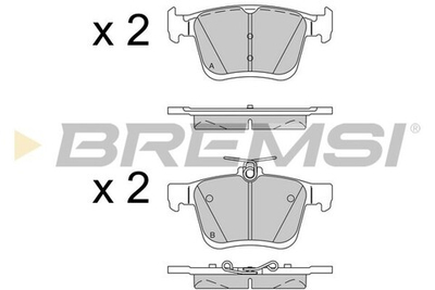 BREMSI - BP3518-BMS - Brake Pad Set, disc brake