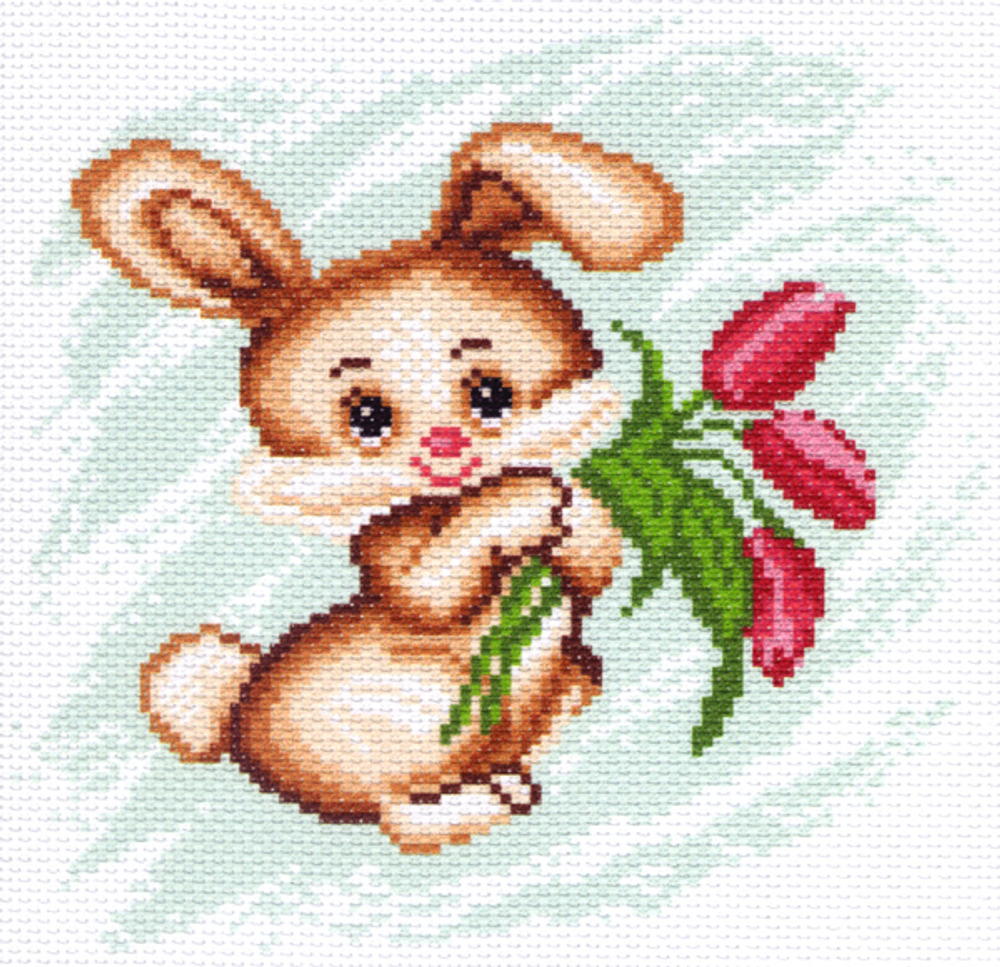 "Зайка"-1544/1 канва с рисунком