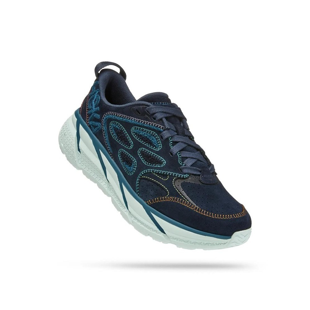Кроссовки мужские HOKA U CLIFTON L EMBROIDERY Outer Space / Blue Coral