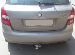 Фаркоп Avtos на SKODA FABIA (хетчбек 2004-2014)(паспорт и сертификат в комплекте)(без электрики)SK 05