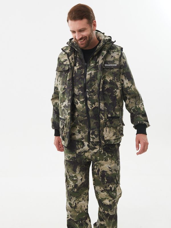 Костюм летний Тайга-3 ткань Твил-Пич цвет Зеленый Питон