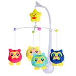 0333680/Мобиль на кроватку ТМ "Smart Baby" музыкальная карусель с мягкими игрушками, со звуком, заво