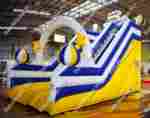Надувная горка "Весёлый клоун - 2", 8*4*6 м