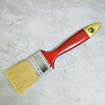 Кисть плоская 1,5" 38мм искусственная щетина, деревянная лакированная ручка