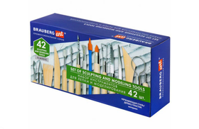 Набор инструментов для лепки и моделирования 42 шт. в подарочной коробке, BRAUBERG ART CLASSIC, 271175