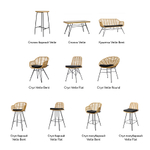 Стул vetle bent, ротанг