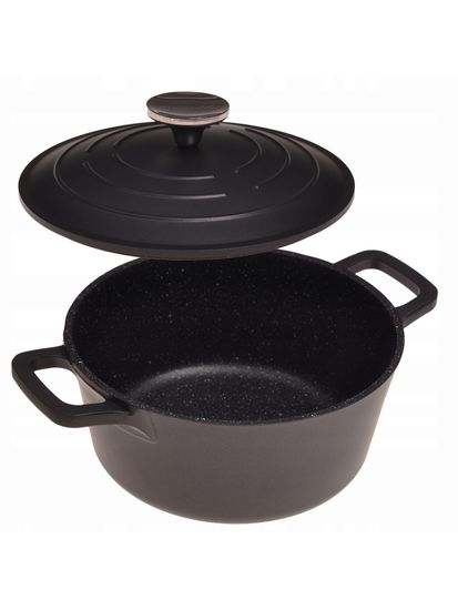 Кастрюля 2,5 л. Kamille KM 4460 серия DUBLIN из литого алюминия с антипригарным покрытием с крышкой