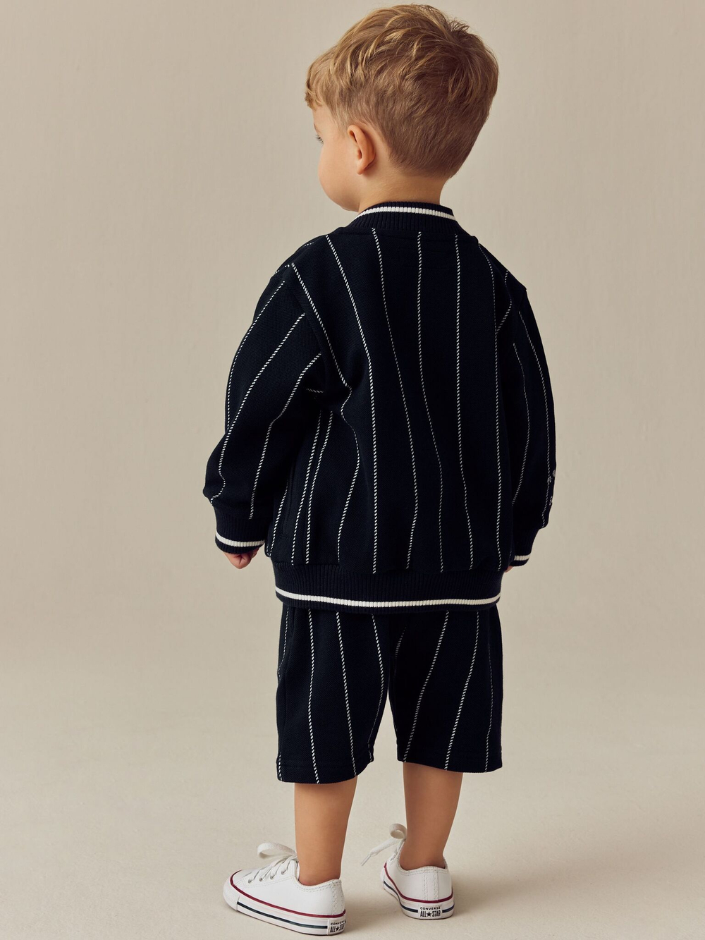 Бомбер и шорты в комплекте для мальчика Next E60-719, Темно-синий