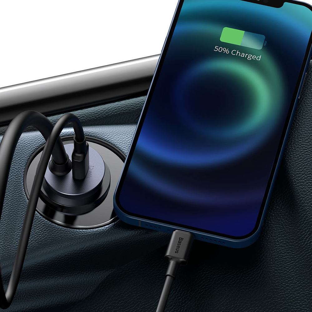 Автомобильная зарядка Baseus Share Together PPS Multi-port Fast Charging Car Charger 2U+2C 120W