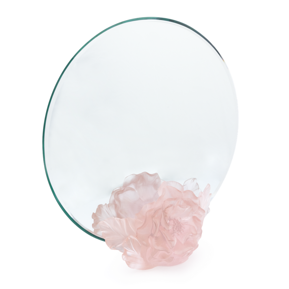 Зеркало Camellia розовое, 27 см