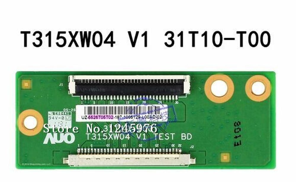 Connector Board T315XW04 V1 TEST BD / 31T10-T00