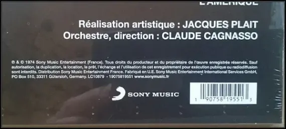 JOE DASSIN A L'OLYMPIA LP