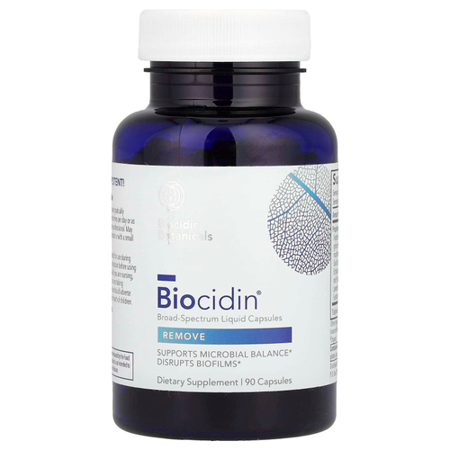 Biocidin Botanicals, Biocidin®, капсулы с жидкостью широкого спектра действия, 90 капсул