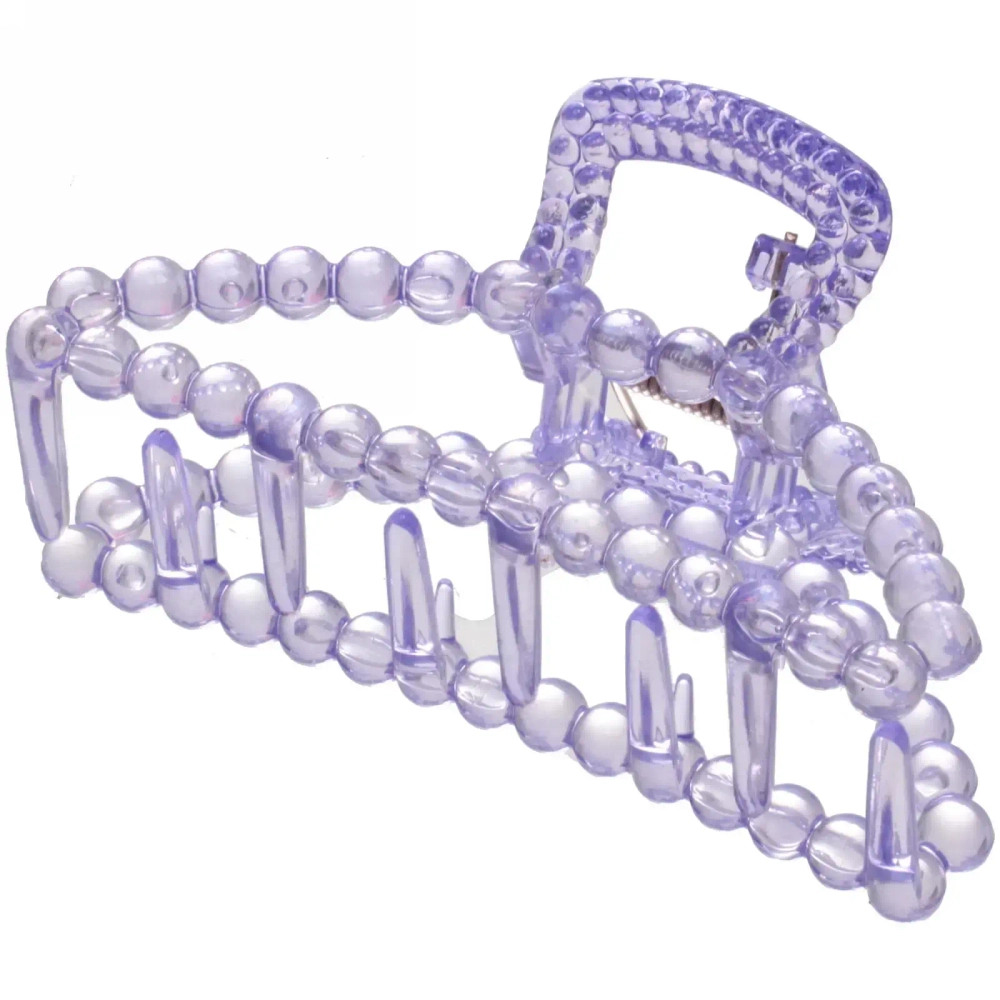 Заколка-краб для волос на блистере «Cruella- Трапеция», микс 6 цветов, 9,5 см