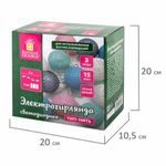 Электрогирлянда-нить комнатная "Cotton Balls" 3 м, 15 LED, теплый белый, на батарейках, ЗОЛОТАЯ СКАЗКА, 591729
