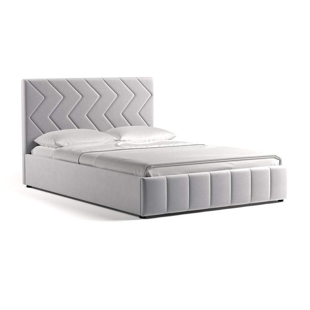 Кровать Милана 180 серая