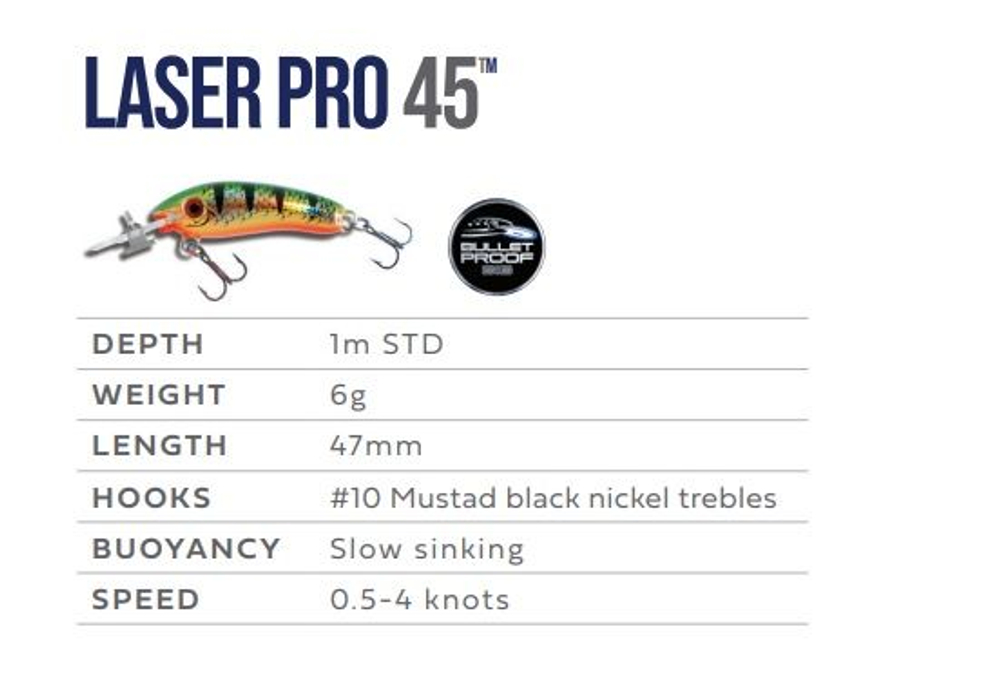 Воблер Halco LASER PRO  45, DD,  #24, 47mm, 6 г.