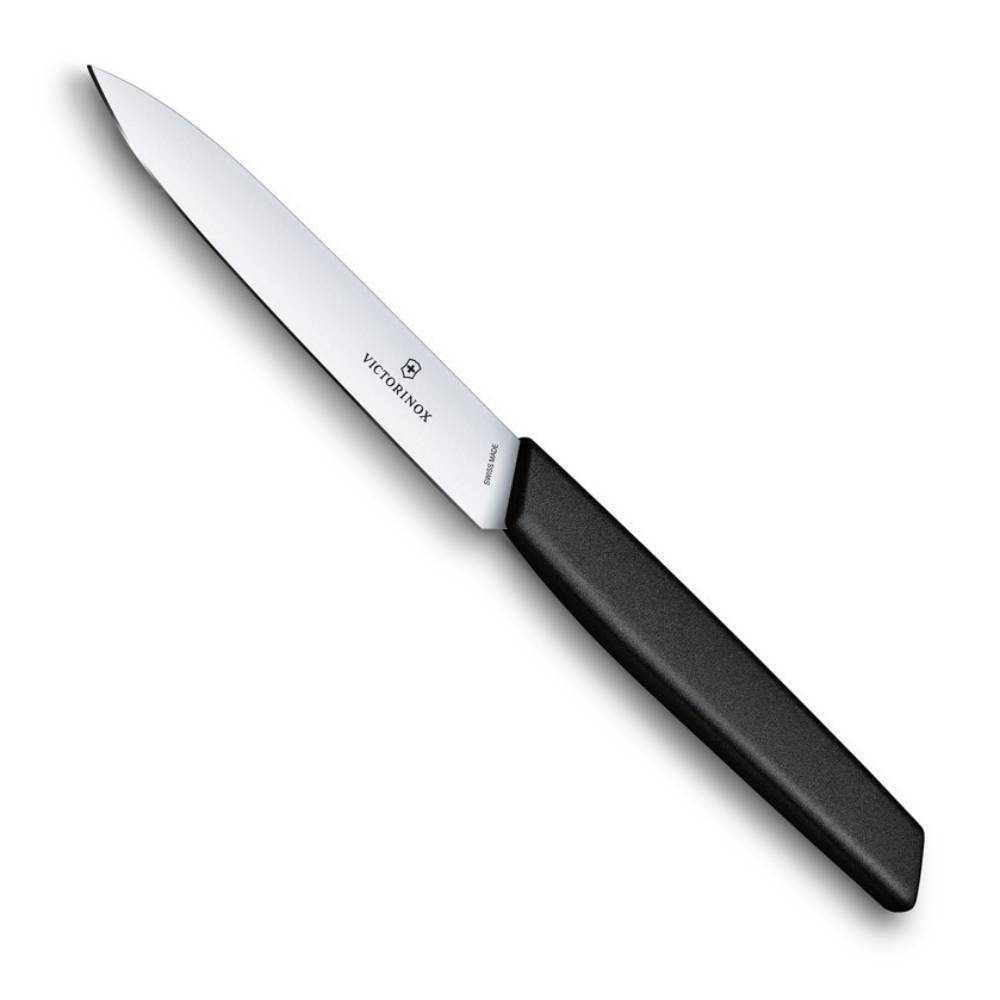Нож кухонный Victorinox Swiss Modern (6.9003.10) стальной универсальный лезв.100мм прямая заточка че