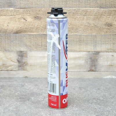 Пена монтажная 750мл 2 в1 всесезонная "Rus-master Optima 75", 650г, до 65л (303-098)