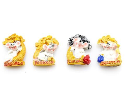 Сувенир магнит. Мышь D-4444