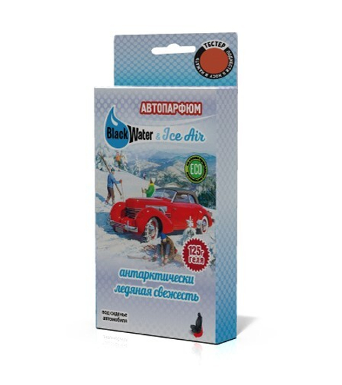 Ароматизатор под сиденье  Super Flower  Black Water&Ice Air (FOUETTE)