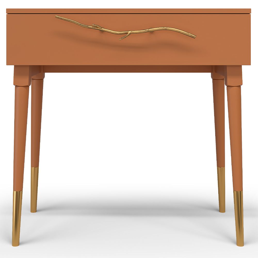 Консоль Арт Колор matte Стайл Голд Томленый оранжевый матовый