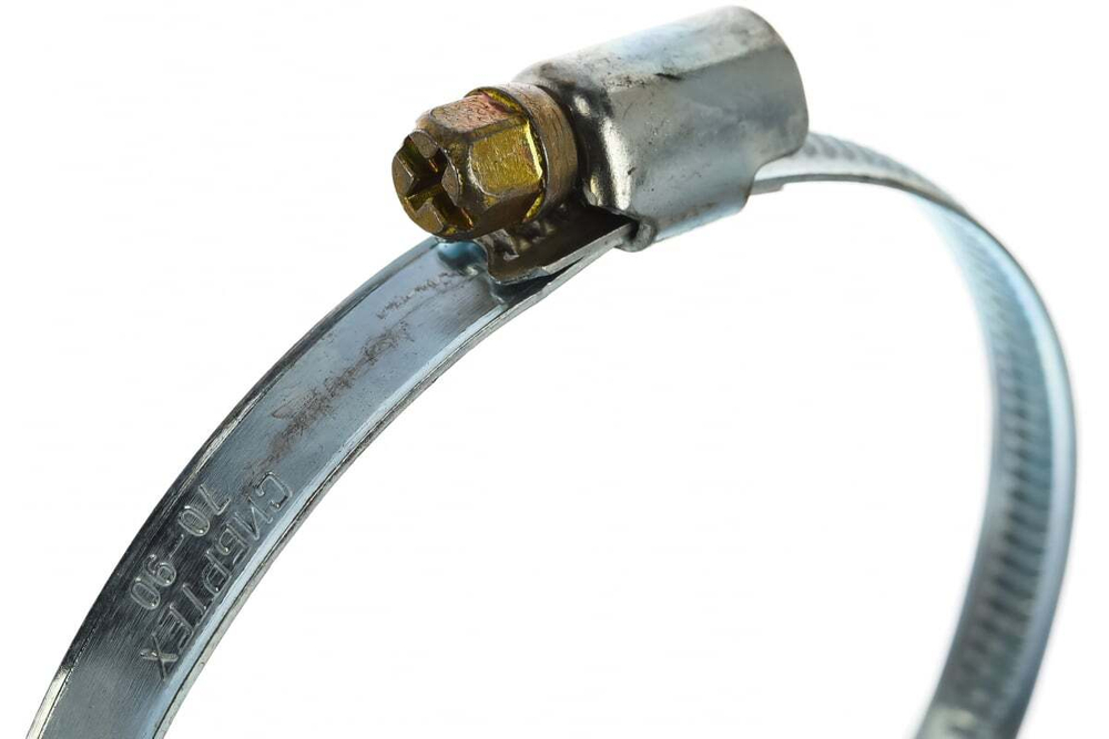 ХОМУТЫ СИБРТЕХ НЕРЖАВ/СТАЛЬ БОЛТОВОЕ КРЕП 70-90ММ 47586 1ШТ